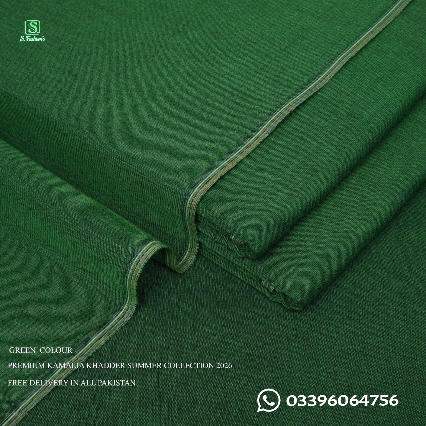 Premium S. Kamalia Spacial Khadder Unstitched For Men Summer Collection 2026