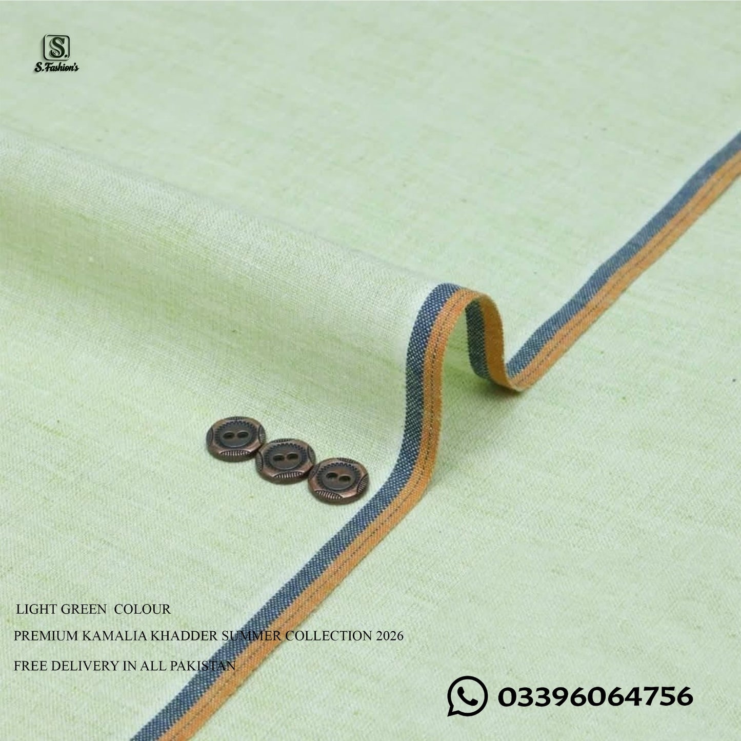 Premium Kamalia Khadder Unstitched For Men Summer Collection 2026