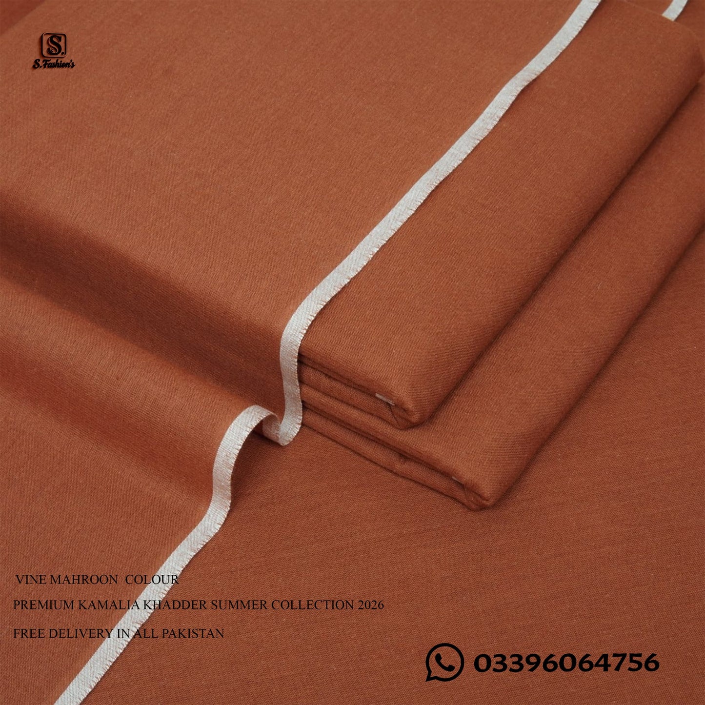 Premium S. Kamalia Spacial Khadder Unstitched For Men Summer Collection 2026