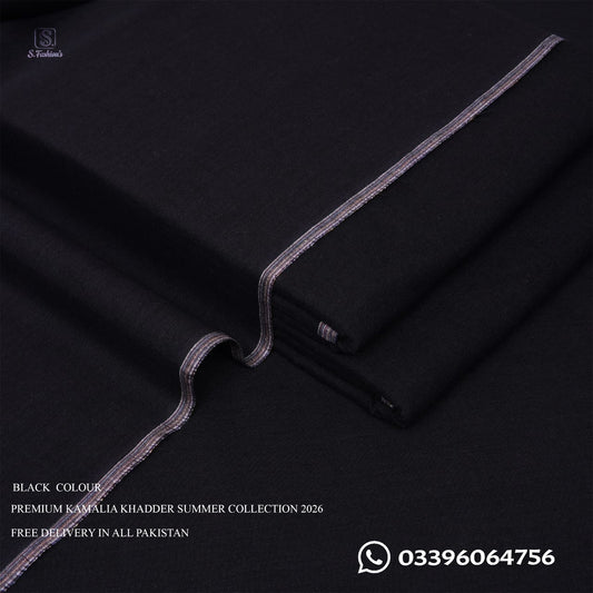 Premium S. Kamalia Spacial Khadder Unstitched For Men Summer Collection 2026
