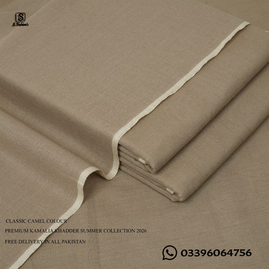 Premium S. Kamalia Spacial Khadder Unstitched For Men Summer Collection 2026
