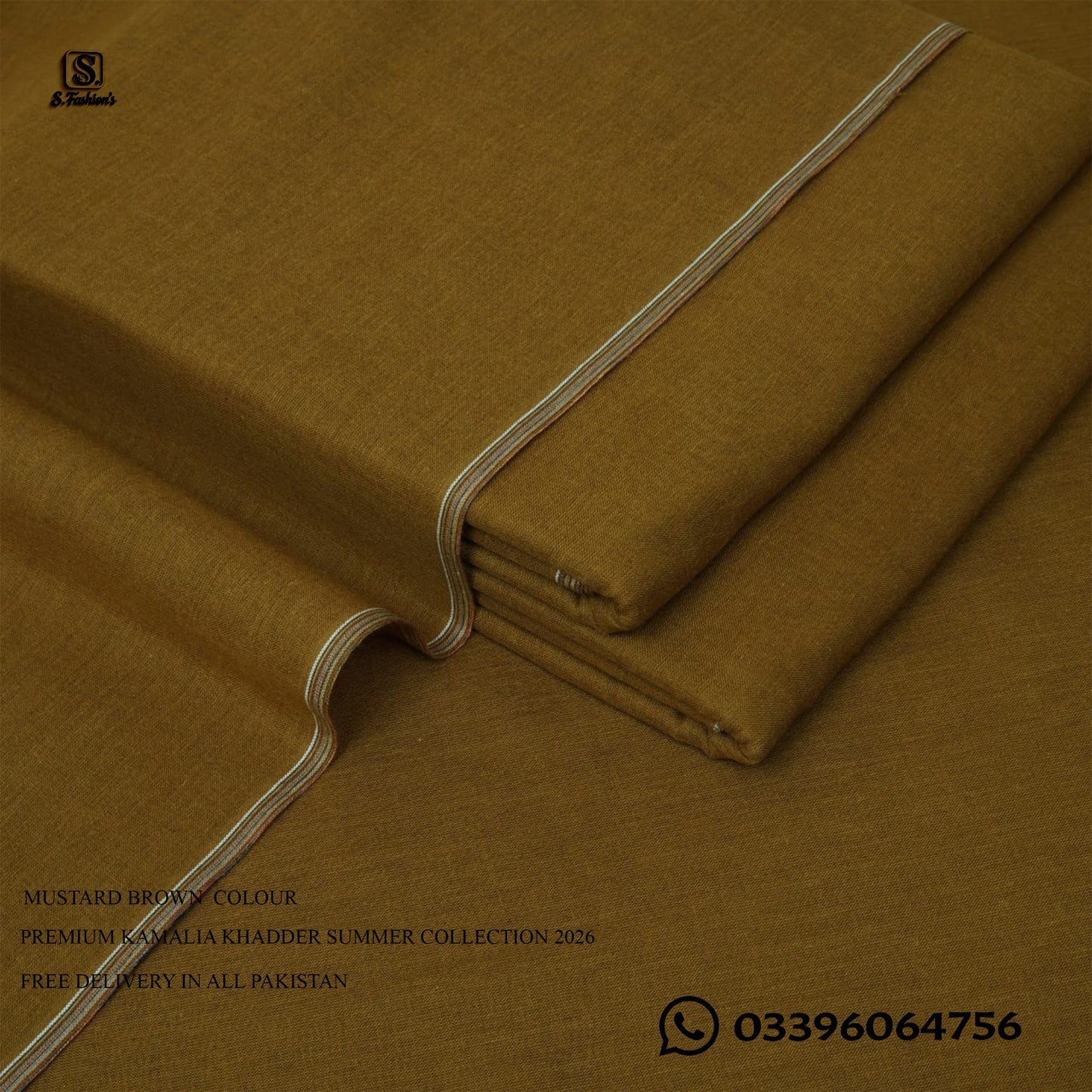 Premium S. Kamalia Spacial Khadder Unstitched For Men Summer Collection 2026