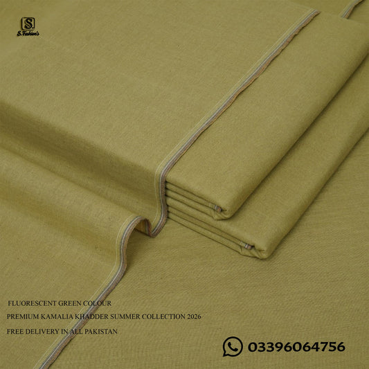 Premium S. Kamalia Spacial Khadder Unstitched For Men Summer Collection 2026