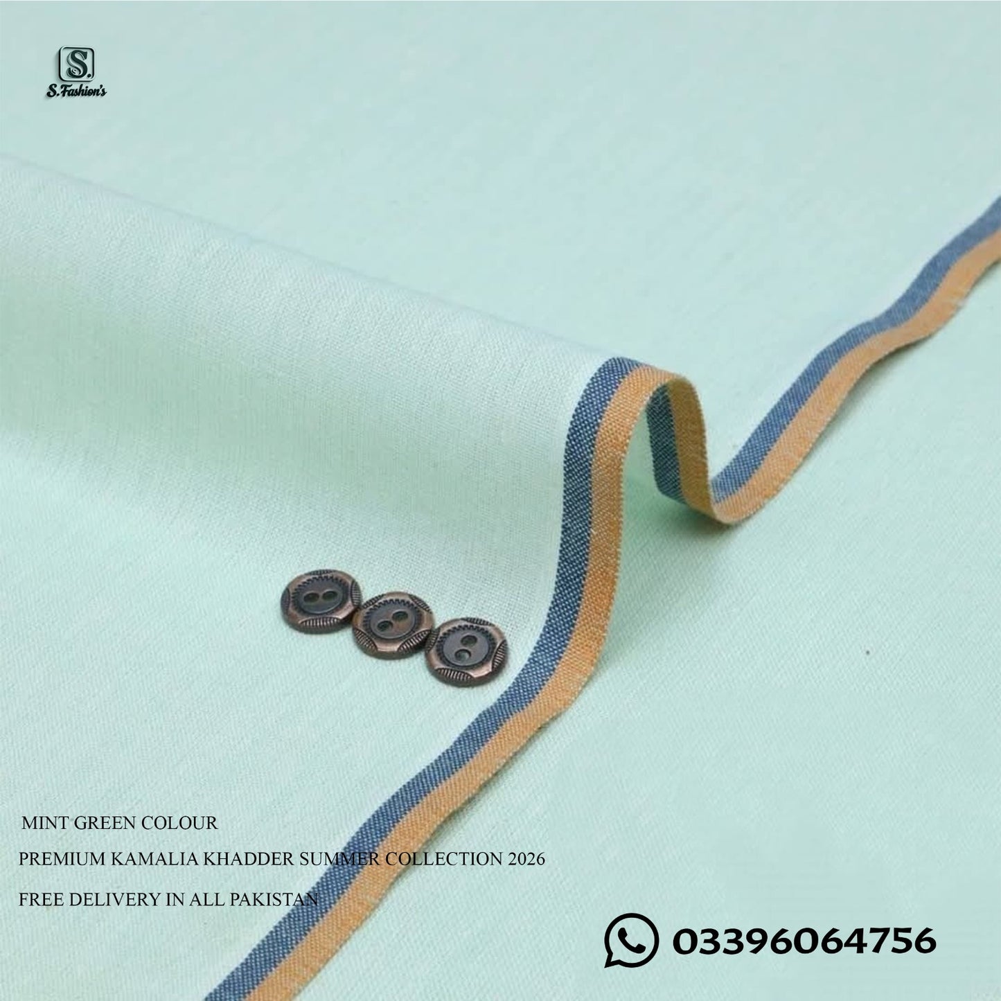 Premium Kamalia Khadder Unstitched For Men Summer Collection 2026