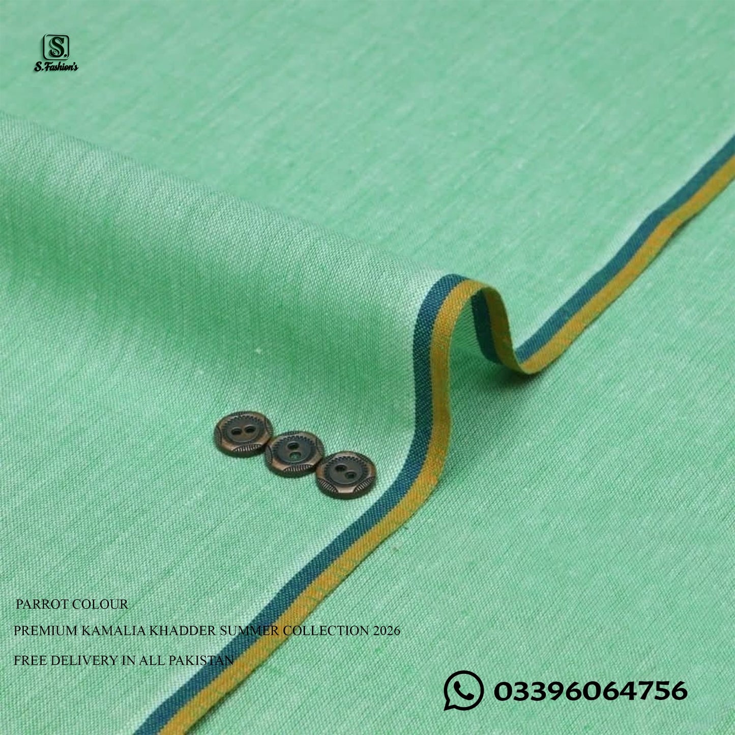 Premium Kamalia Khadder Unstitched For Men Summer Collection 2026