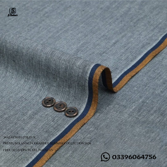 Premium Kamalia Khadder Unstitched For Men Summer Collection 2026