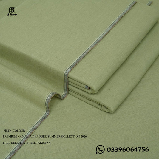 Premium S. Kamalia Spacial Khadder Unstitched For Men Summer Collection 2026