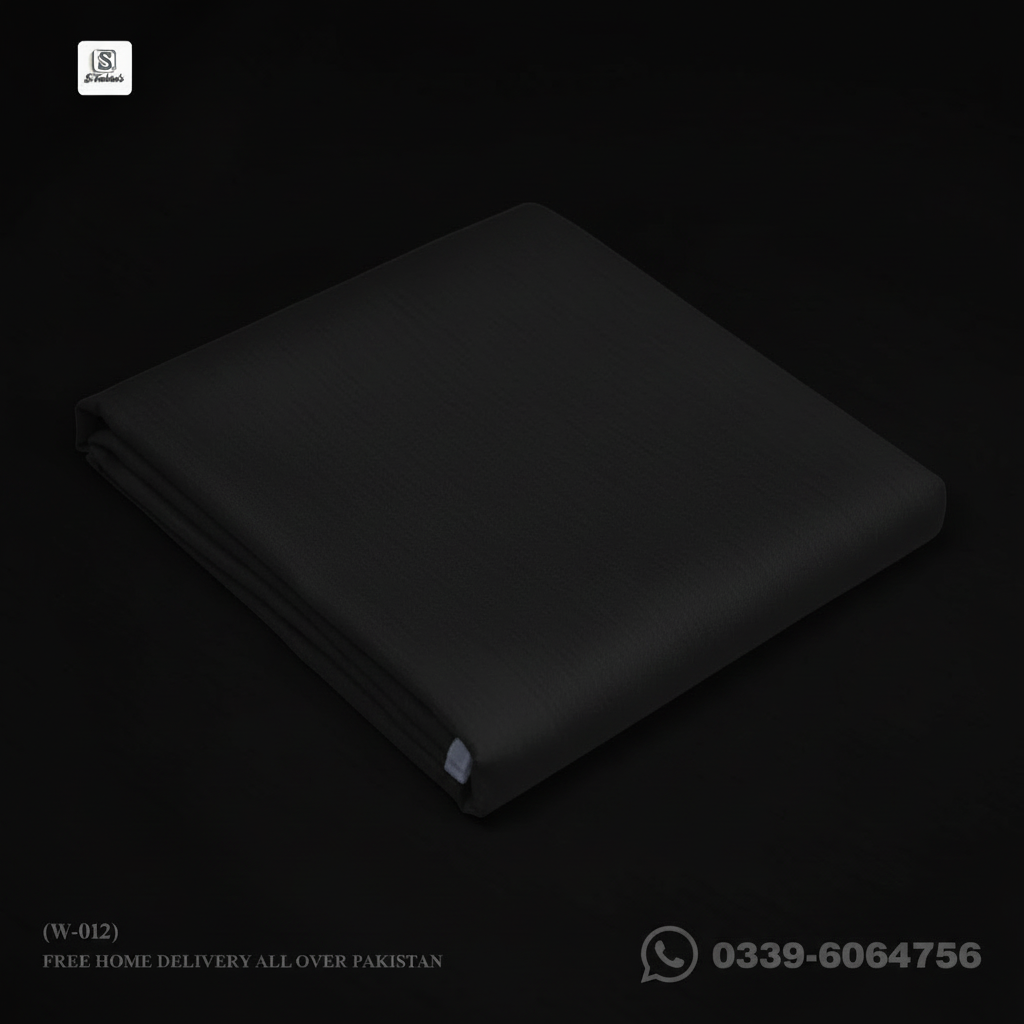 Black Fabric W-012 Black Background